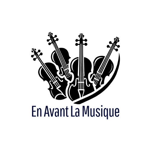 Logo en avant la musique